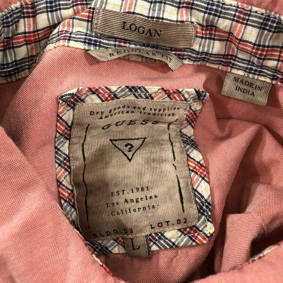 Guess Logan Regular Fit Button Down L - Picture 4 of 7